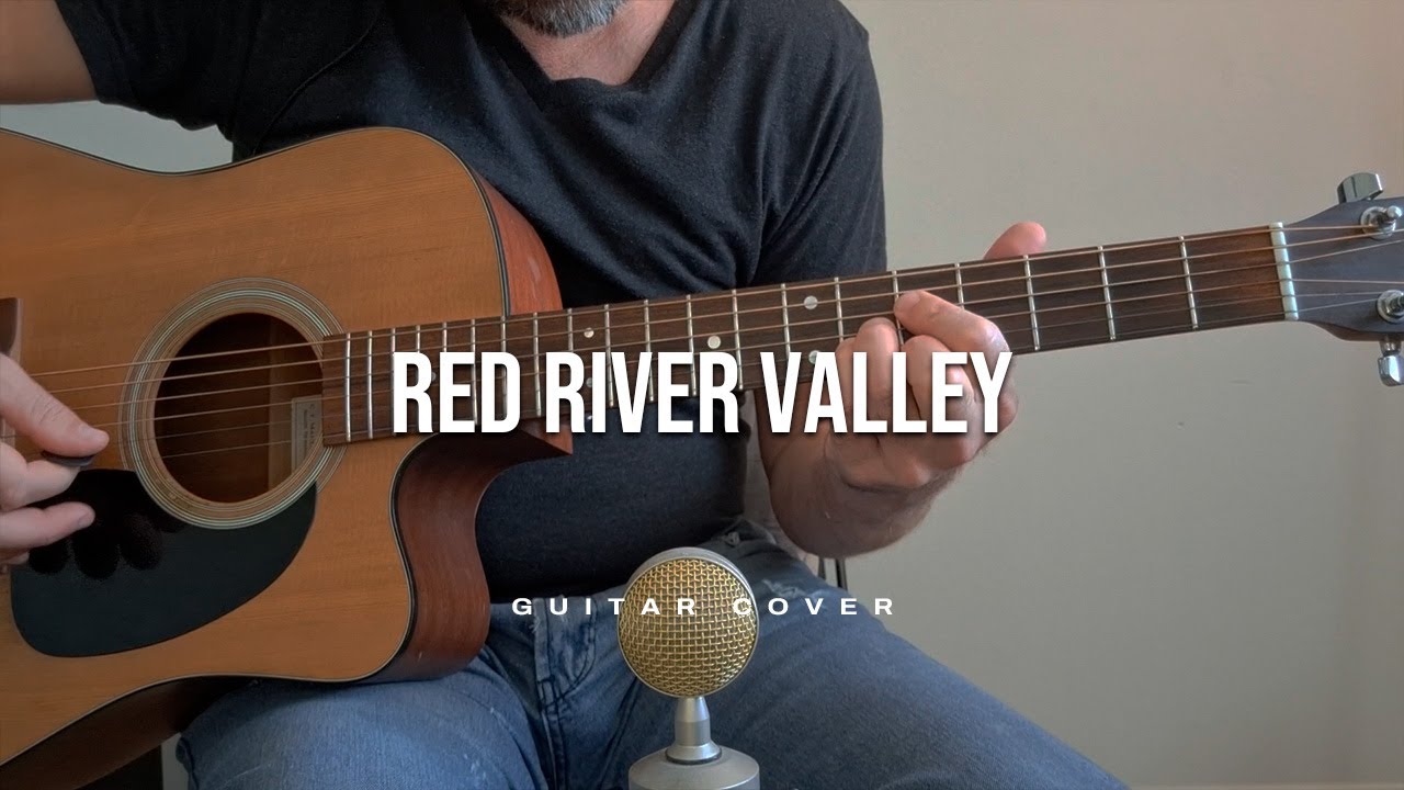 Red River Valley - Instrumental Acoustic Guitar Cover (Tabs & Backing Track Available)