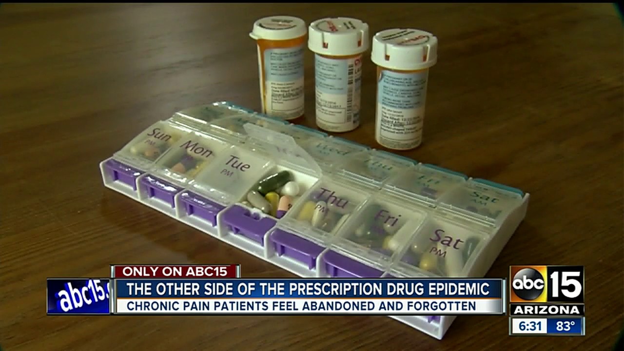 Chronic pain sufferers reveal other side of prescription epidemic