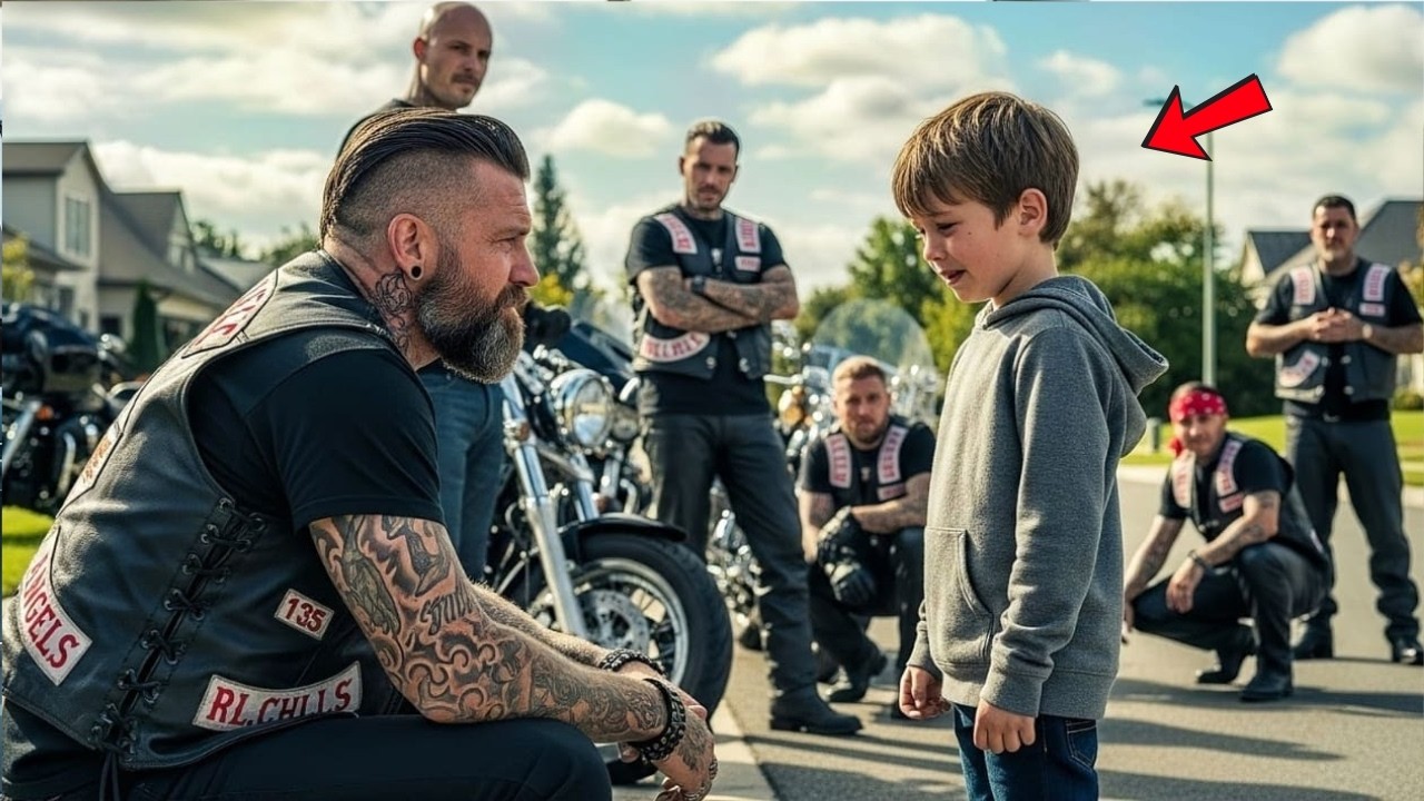 Le petit garçon murmura : « Ils ont pris ma sœur… » — Les motards ont agi sans attendre vite tous