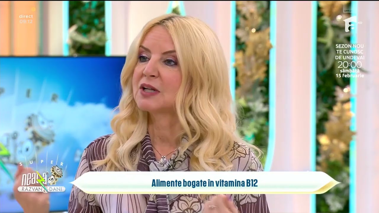 De ce este esențială vitamina B12 pentru organism | Aflăm totul de la Anca Hâncu
