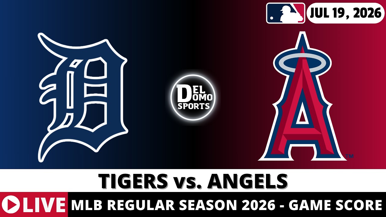 DETROIT TIGERS VS LOS ANGELES ANGELS ⚾️ MLB Game Score Radio Play-by-Play