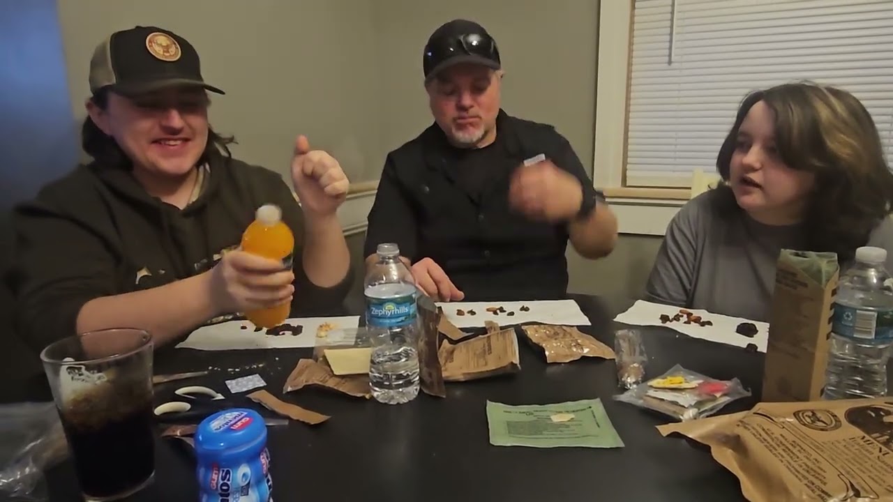 MRE Taste test...The beginning, this one was made recently so it was still within 