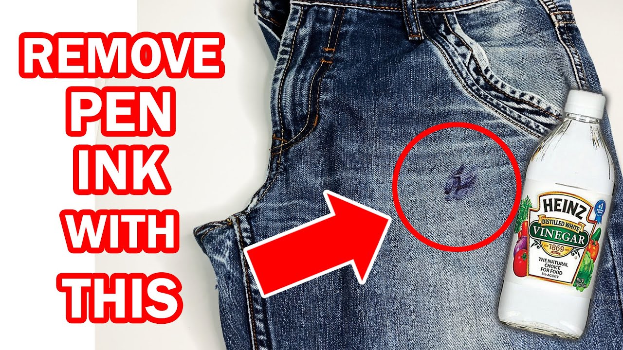 How to Remove Ink Stains From Clothes | Simple Way to Get Rid of Dry Ink Stains on Jeans
