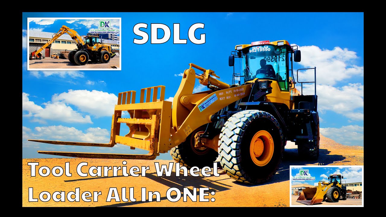 How to change tools on an SDLG tool carrier wheel loader | Dar Al Khulood United L.L.C