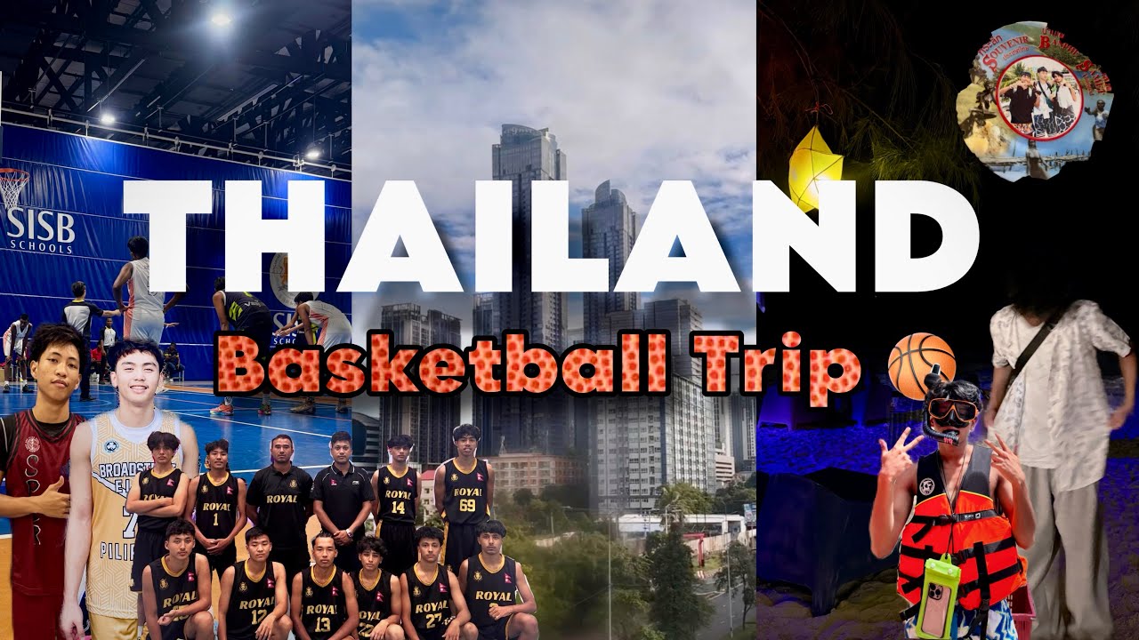 Basketball Trip to THAILAND🇹🇭 | IYBC Bangkok Travel Vlog | Royal basketball 