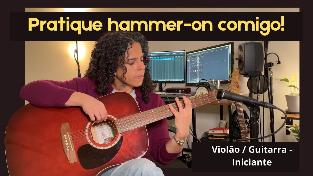 Pratique comigo: Hammer-on no violão - BPM 70-85