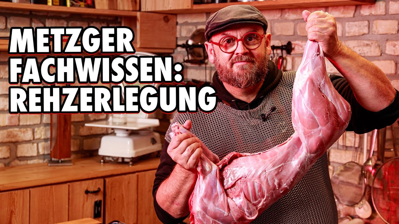 Wie zerlege ich ein Reh? 🔪 Rehzerlegung vom Metzger erklärt