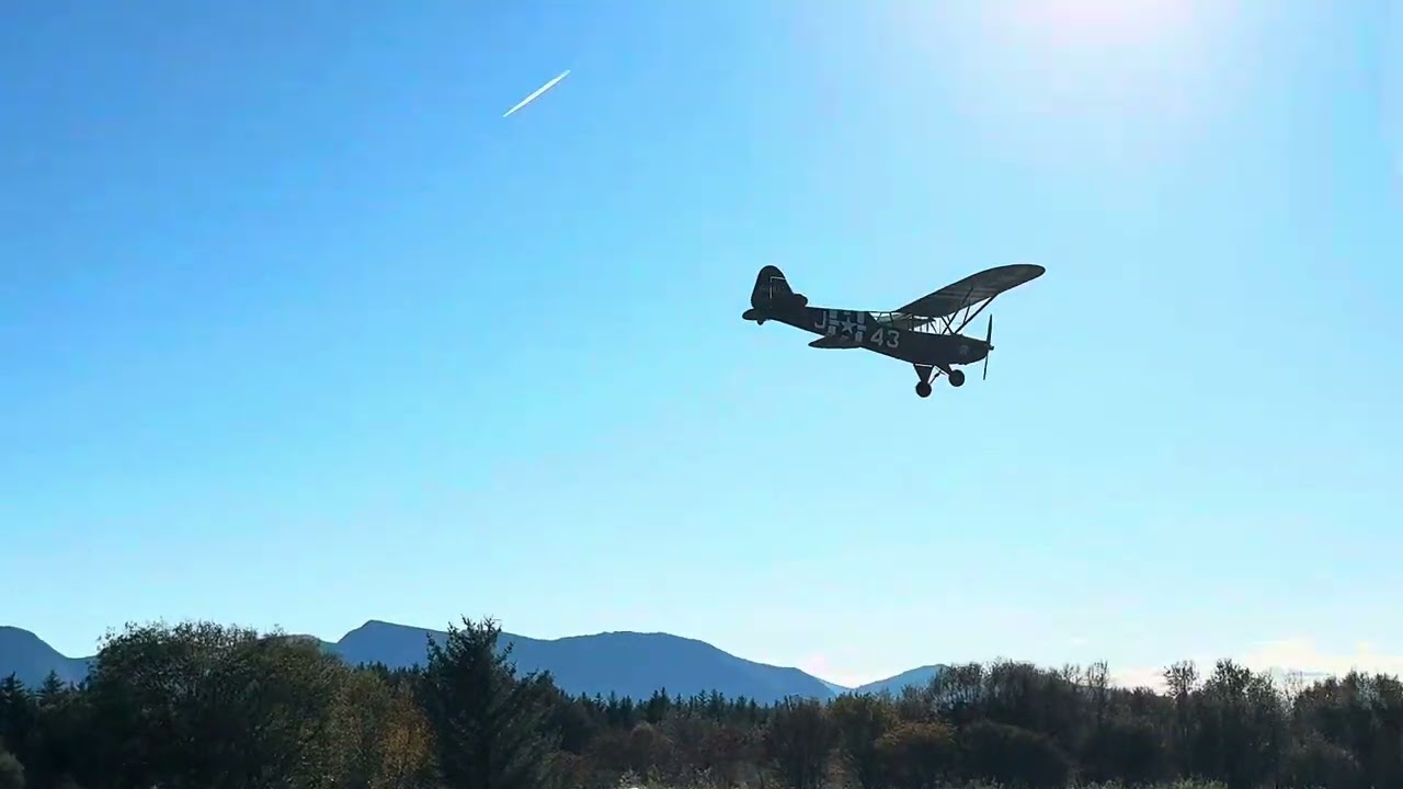 L-4 Grasshopper at Aukra Airfield.