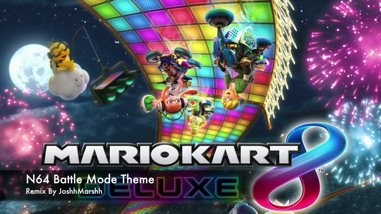 Mario Kart 8 Deluxe Battle Mode Music: N64 Skyscraper Remix by JoshhMarshh
