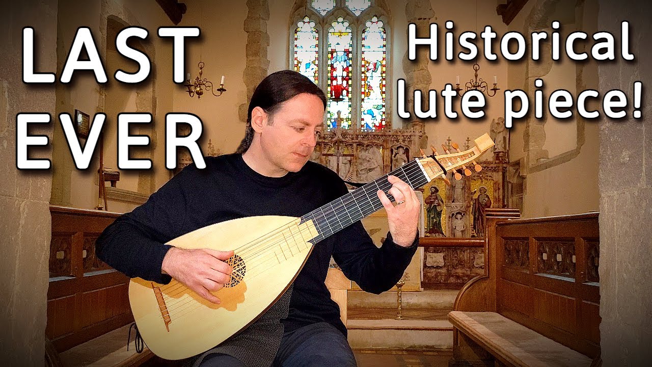 The LAST EVER piece of historical lute music! Phantasia by J. M. Zink c.1818 - Chris Hirst (mandora)