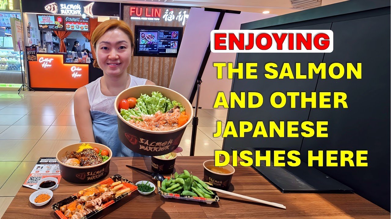 We Are Here To Enjoy Their Salmon And Japanese Dishes