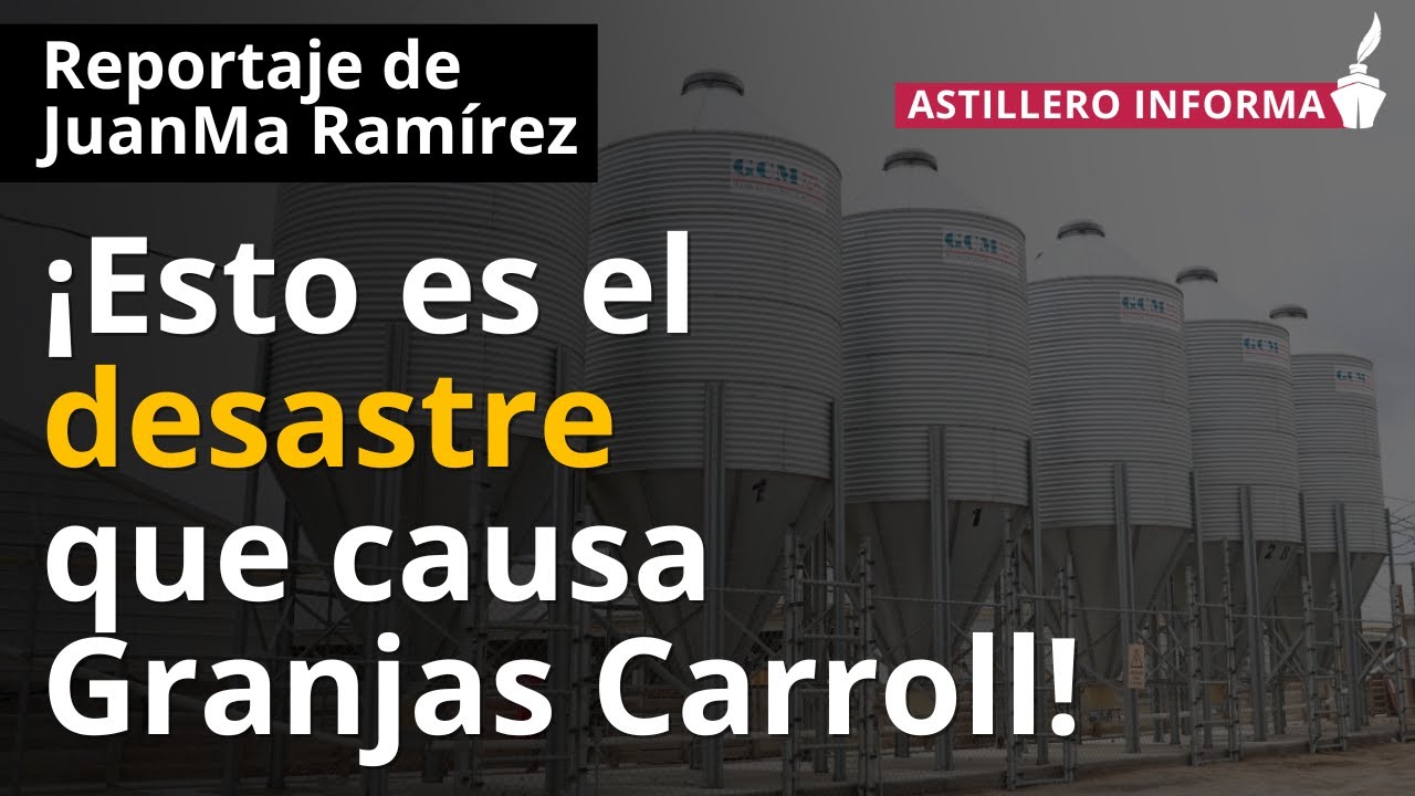 Testimonios y videos de depredación ambiental de Granjas Carroll en Veracruz y Puebla