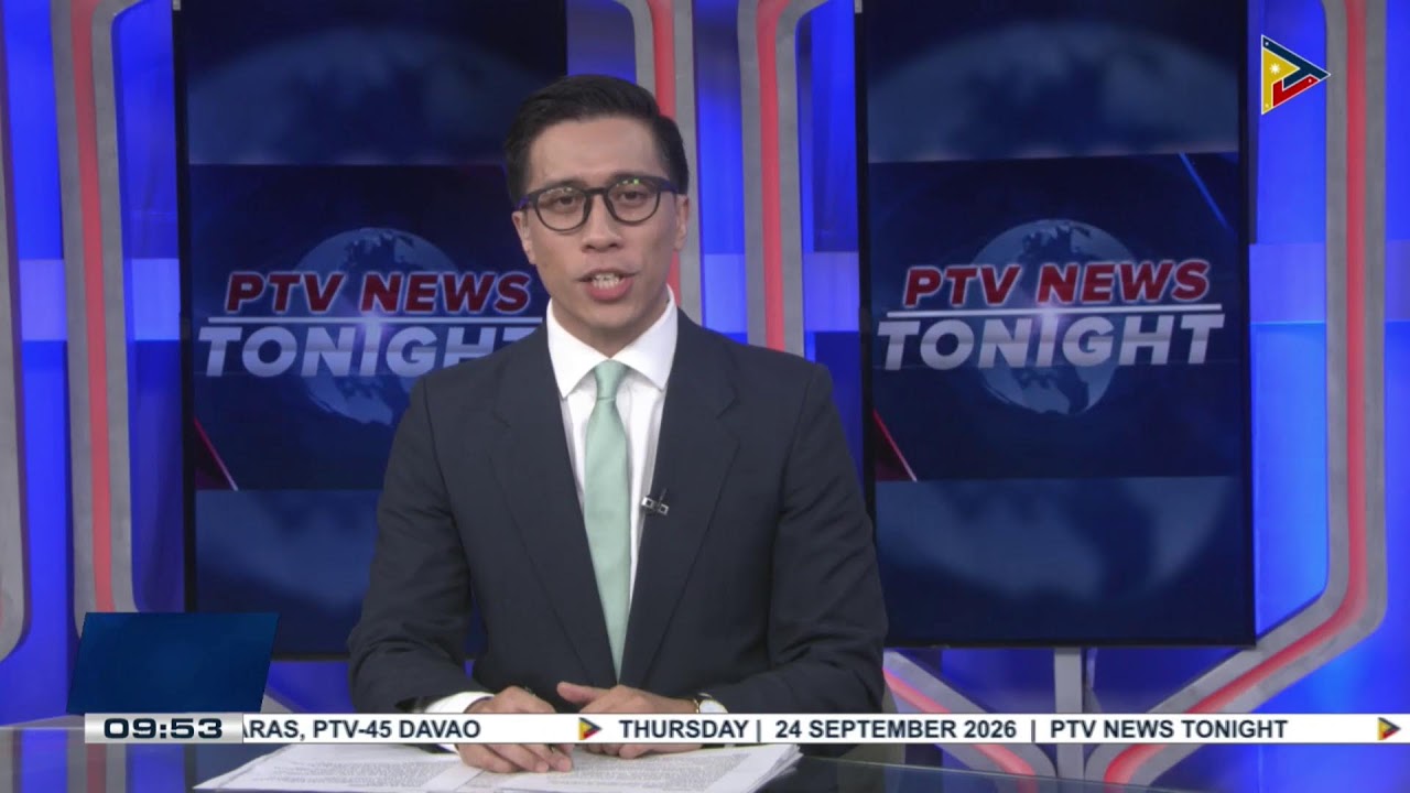 NOW: Get to know the biggest stories, trends and latest reports on PTV News Tonight | Sept. 24, 2026