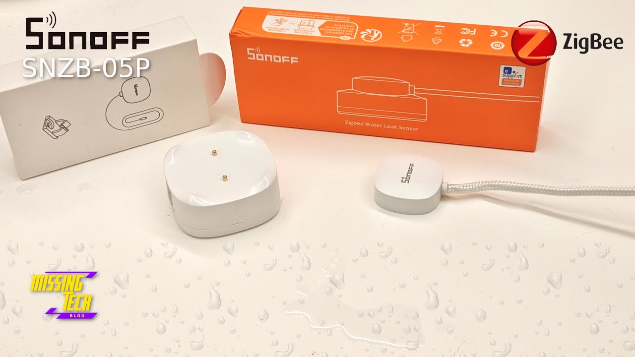 In vacanza tranquilli con Sonoff SNZB-05P sensore ZigBee di perdite d'acqua