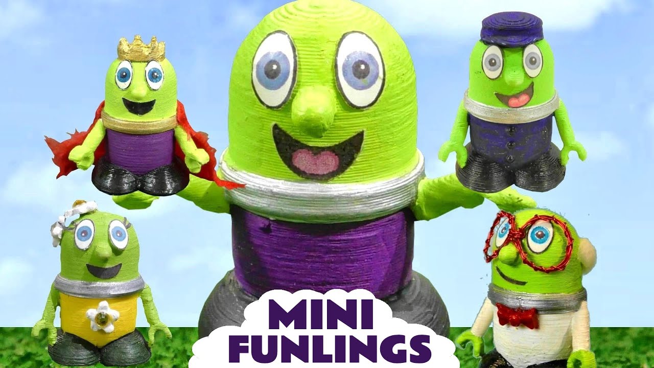 Mini Funlings Train Adventure Stories with King Funling