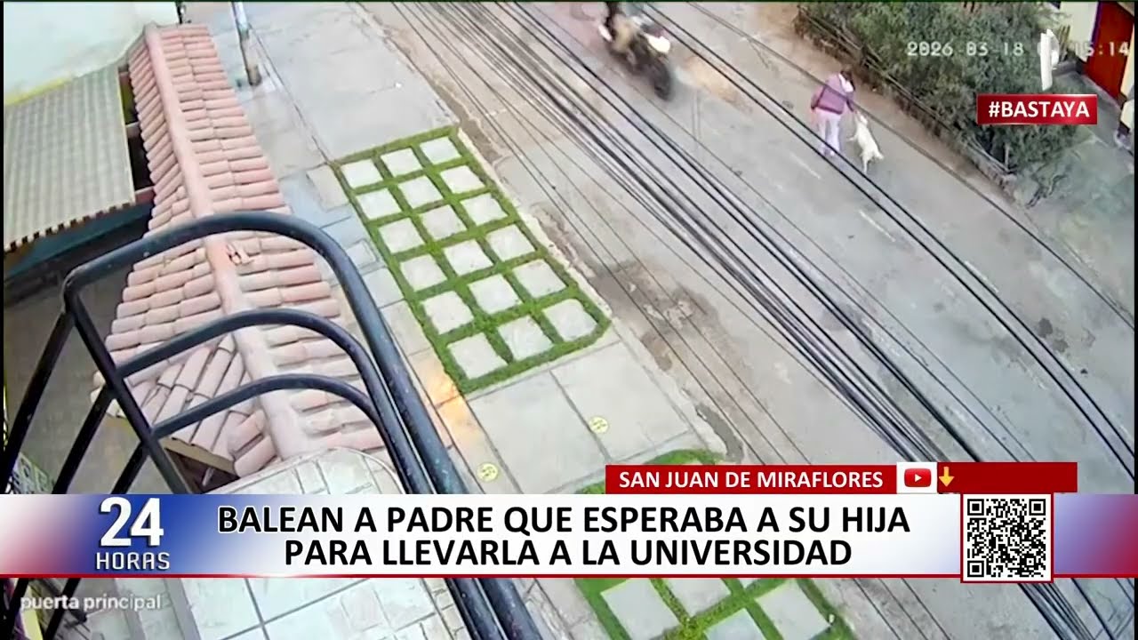 SJM: balean a padre de familia que esperaba a su hija para llevarla a la universidad
