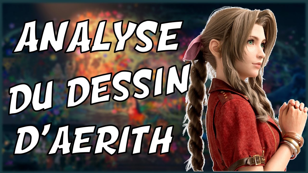 ANALYSE DU DESSIN SUR LE MUR D'AERITH FINAL FANTASY 7 REMAKE