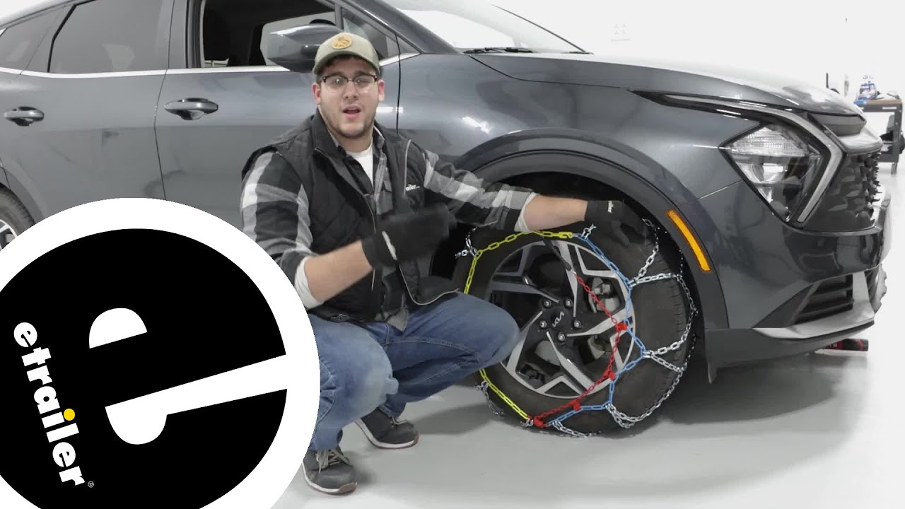 etrailer | Install: pewag Brenta C Tire Chains on a 2023 Kia Sportage