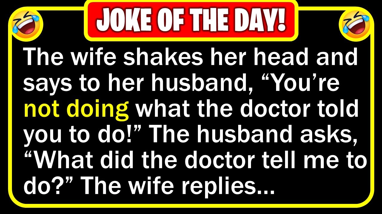 🤣 BEST JOKE OF THE DAY! - A couple decide it's time to visit a doctor... | Funny Daily Jokes
