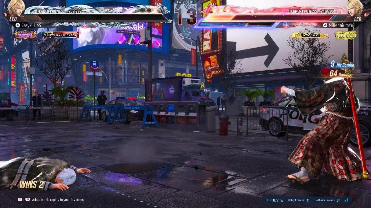 TEKKEN 8 Easykill_45 (Tekken Emperor) Vs MillenniumYuji(Tekken God) P2