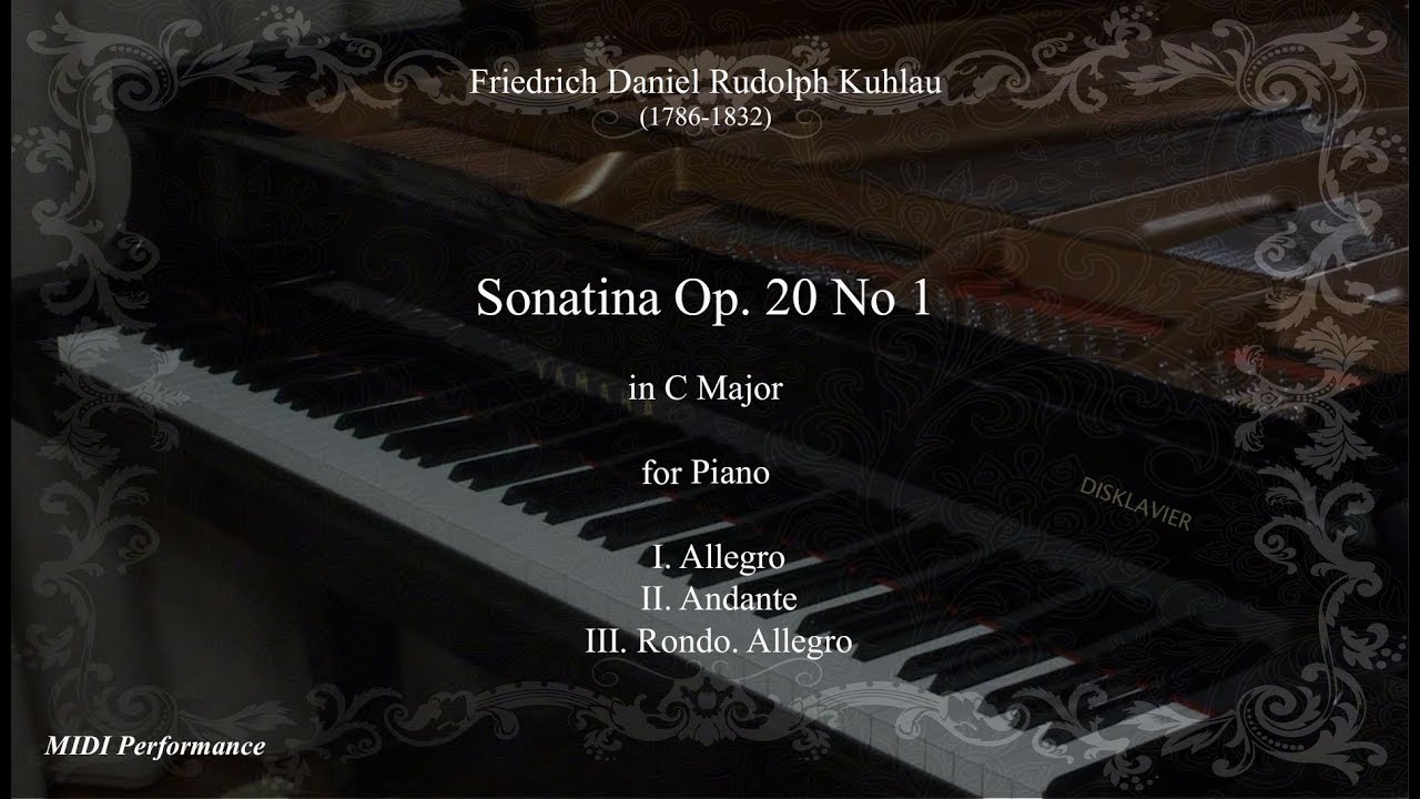 Friedrich Kuhlau: Sonatina Op. 20 No 1 in C Major (Complete)