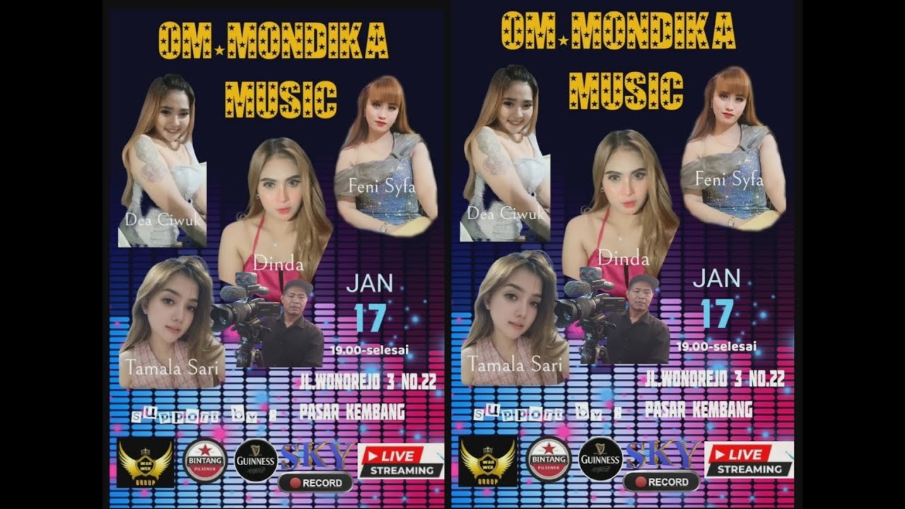 OM MONDIKA MUSIC 17 JANUARI 2026 W0NOREJO SURABAYA SKY SHOOTING 085746154087