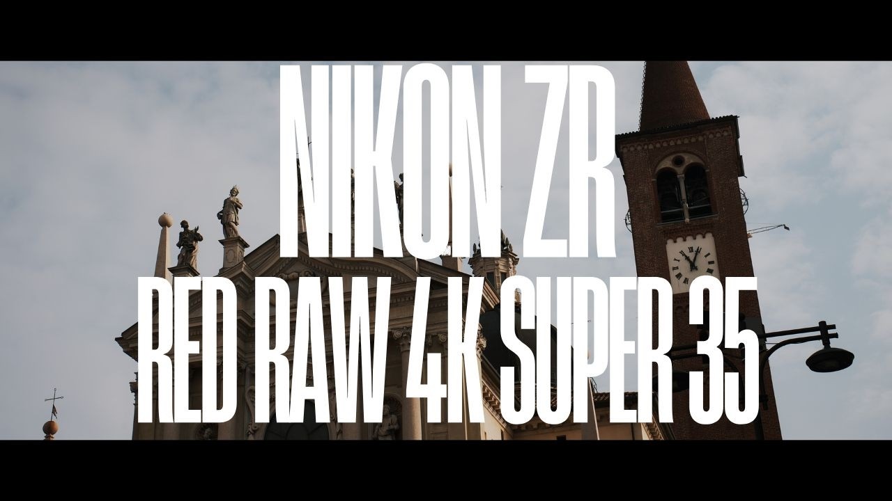 NIKON ZR RED RAW 4K SUPER 35 MODE WITH 50GM