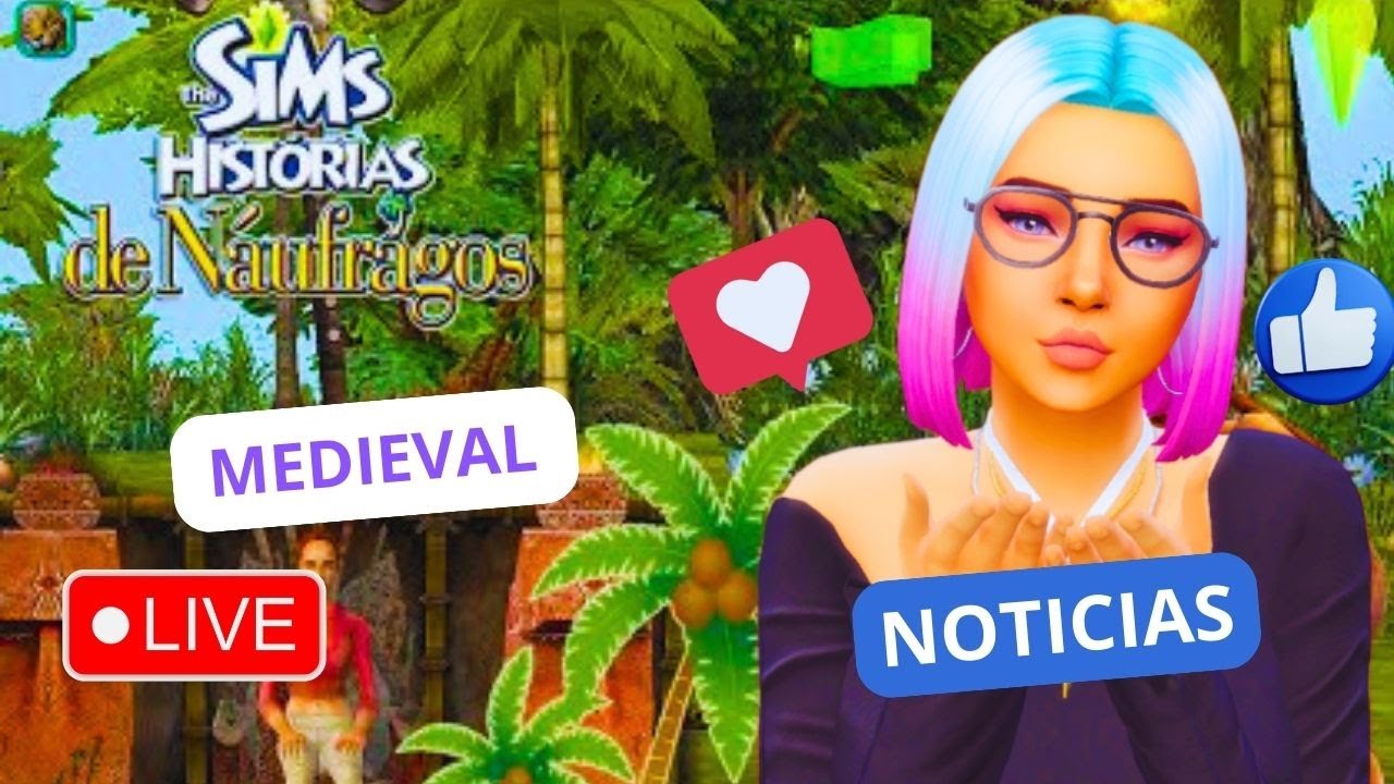 🔴TEASER DA NOVA EXPANSÃO THE SIMS 4 ➡️ THE SIMS HISTÓRIAS DE NAÚFRAGOS | LIVE DO TIO MAGO