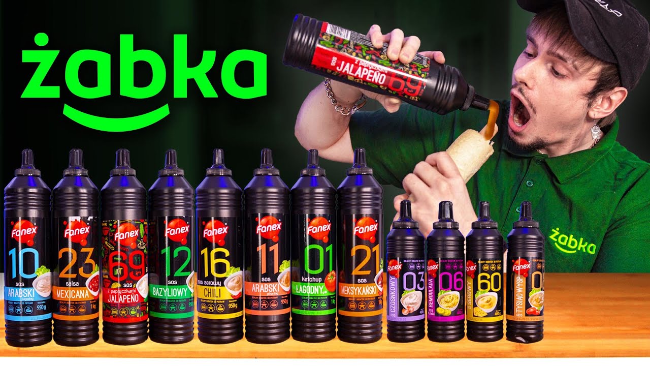 Zjedliśmy WSZYSTKIE SOSY DO HOT DOG&Oacute;W z ŻABKI!