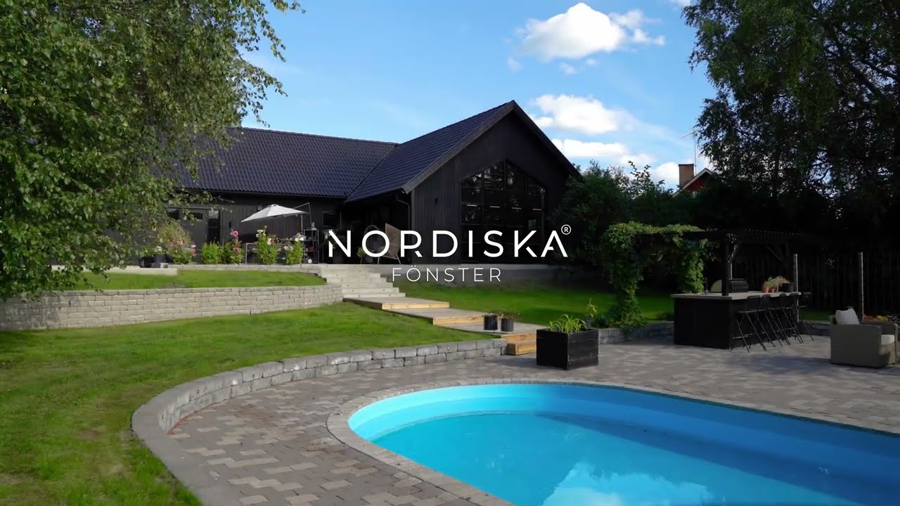 Det svarta huset - egenritat lösvirkeshus på 180kvm - Nordiska Fönster