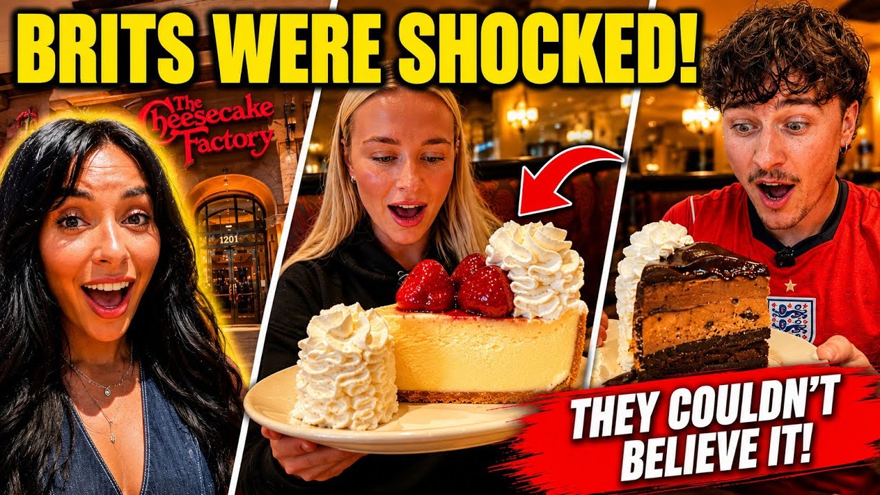 Европейцы впервые пробуют Cheesecake Factory в Америке&hellip; Они были к этому не готовы