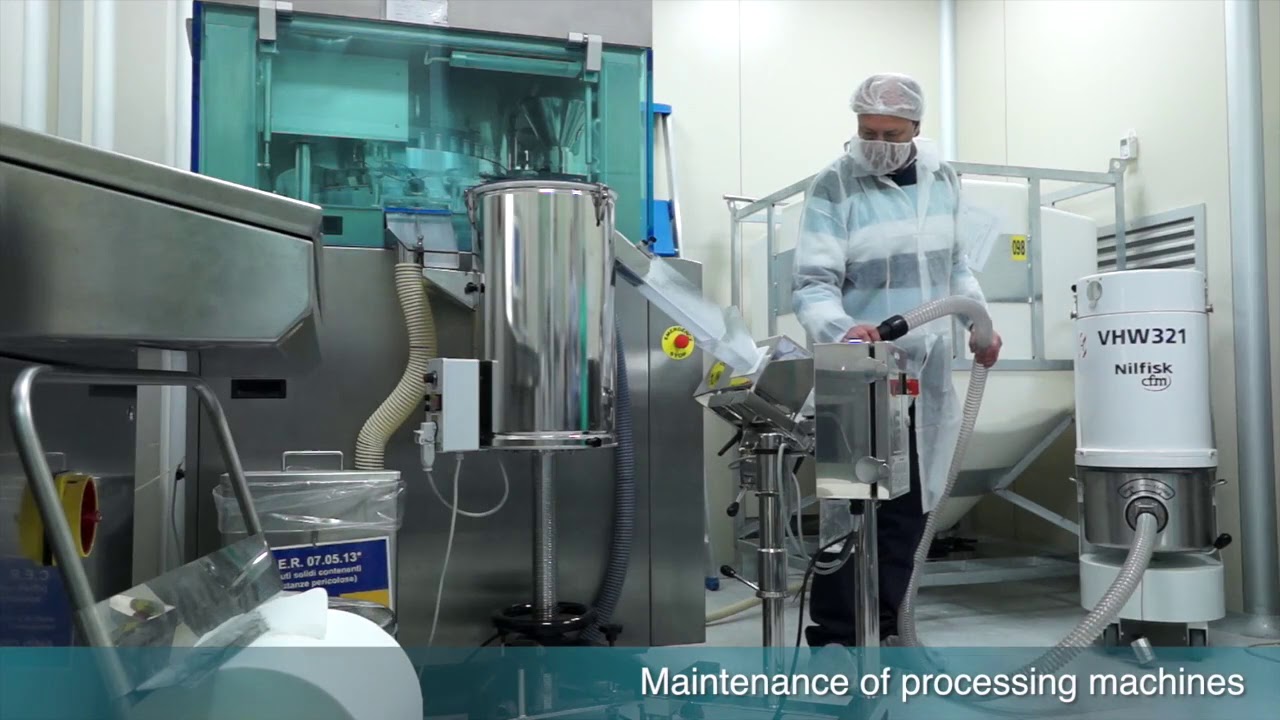 Odkurzacz przemysłowy Nilfisk VHW310 hale produkcyjne ABRO SYSTEM
