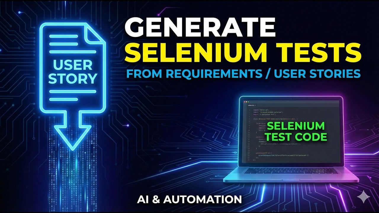 Прекратите писать код вручную! 🛑 Создавайте тесты Selenium непосредственно из требований.