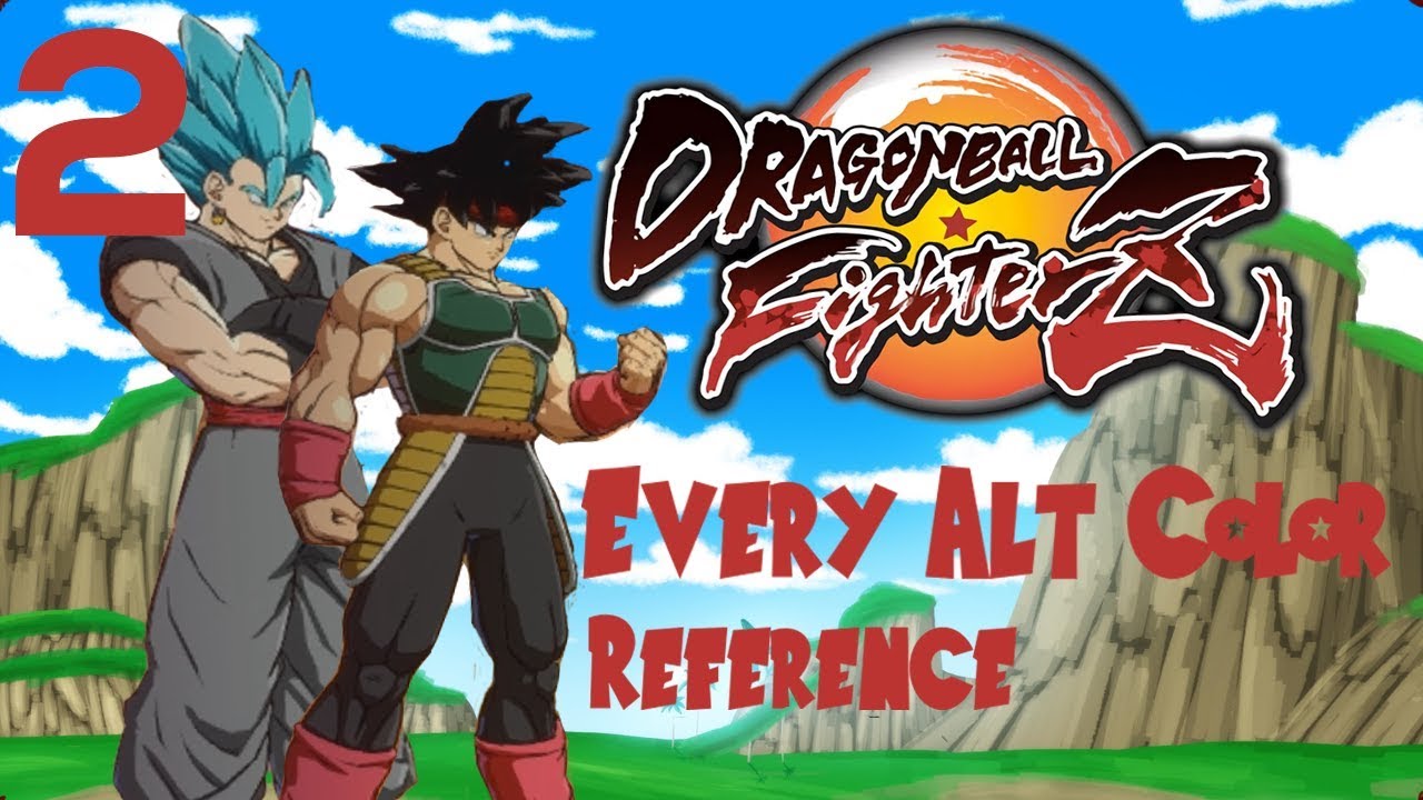 PART 2 - Dragon Ball FighterZ - Every alt color reference (w/ video sources)