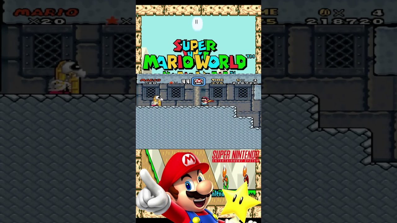 Super Mario World - Morton`s Castle Part 1 #shorts