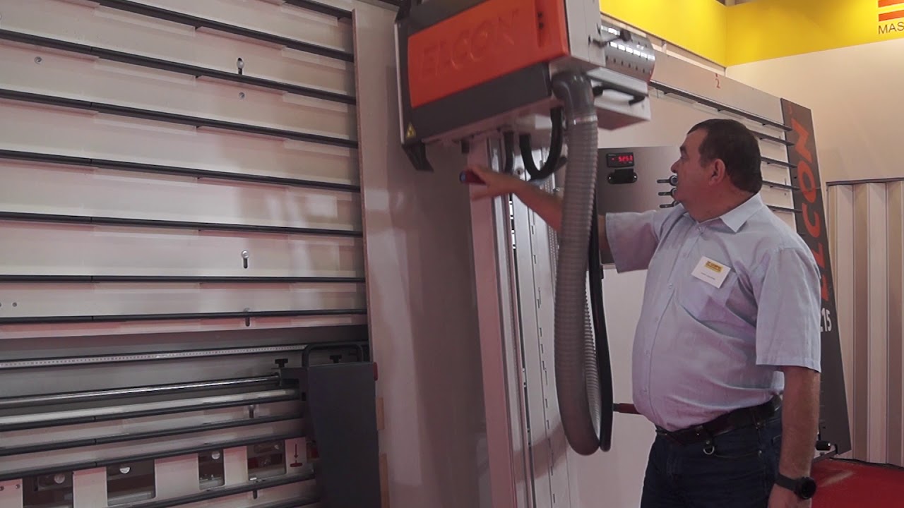 CEHPOL Poznań | Pilarka pionowa ELCON 215 DSX na targach DREMA 2019