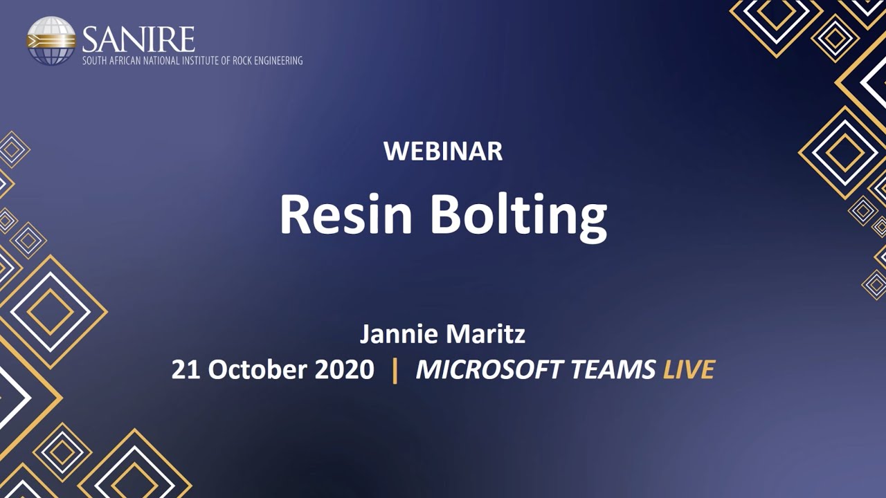 J Maritz Resin Bolting