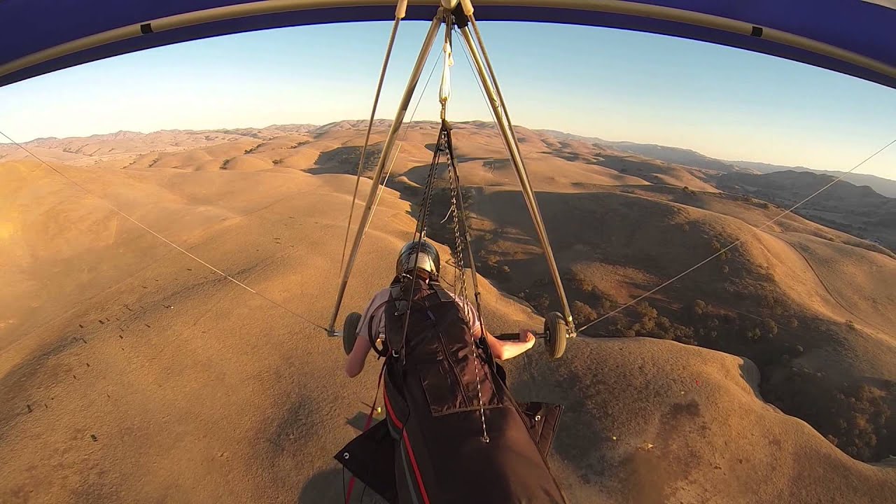 Hang Gliding Tow Flight - Attempting 