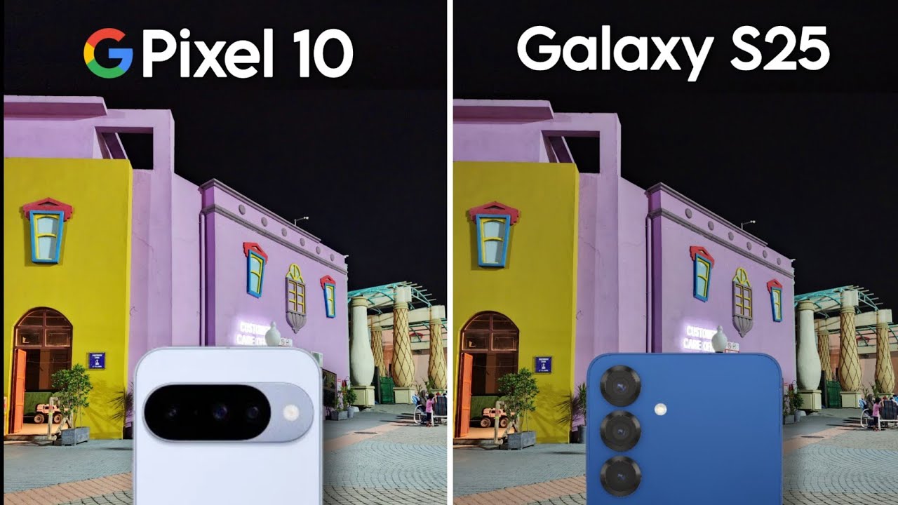 Google Pixel 10 vs Samsung Galaxy S25 Camera Test Comparison
