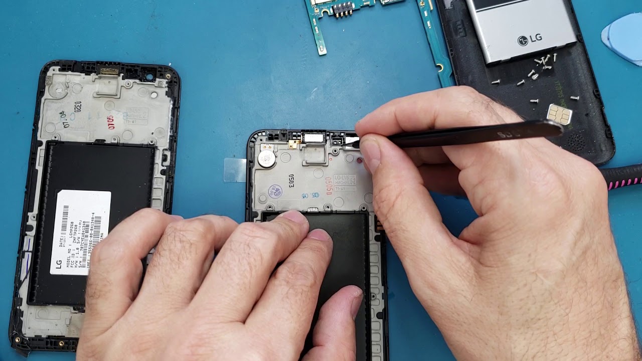 How to replace the screen on LG K20 Model MP260