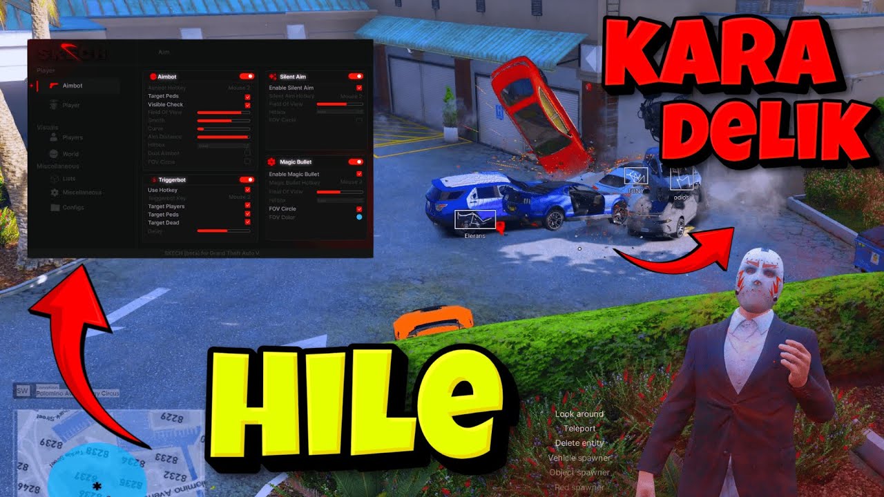 Kara Delik Hilesi İle Troll Ban Riski Yok!! (Fivem Hile Troll)