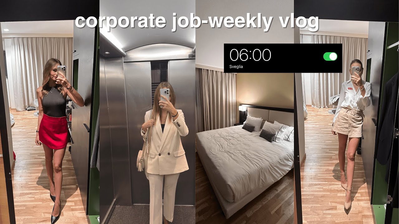 una settimana di lavoro con me (a Milano) 🤵🏼‍♀️📂 | corporate job life