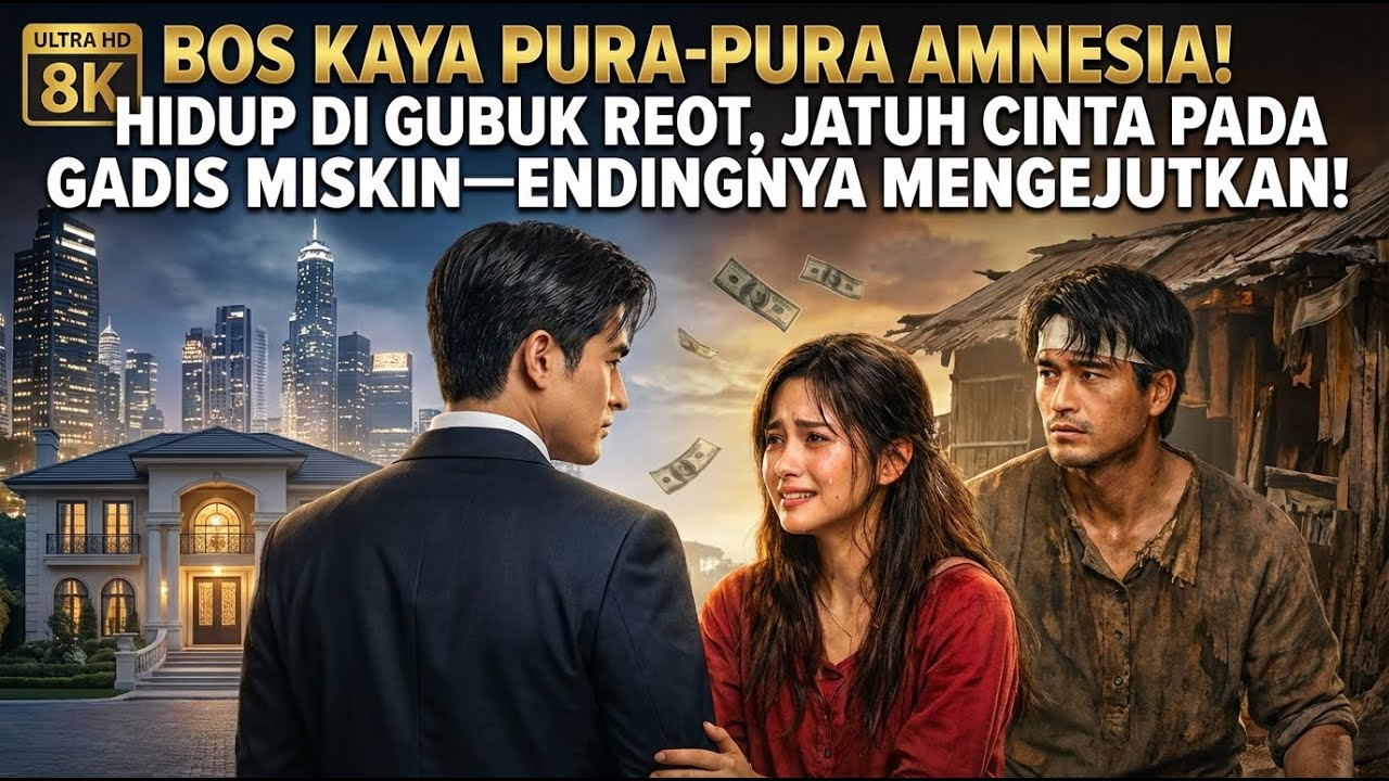 Pura Pura Amnesia ‼️ BOS KAYA Ini Tak Sadar Jatuh Cinta pada GADIS MISKIN di Gubuk Reot‼️