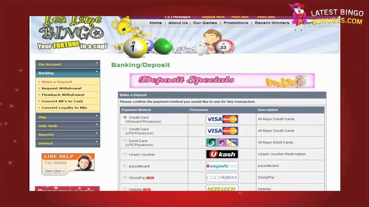 Tea Time Bingo - Video Review by Latest Bingo Bonuses
