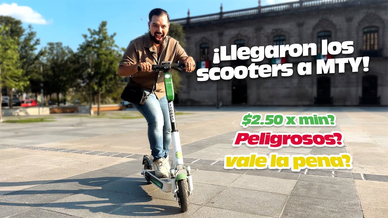 ¡Llegaron los Scooters LIME a Monterrey! ¿funcionan? ¿son caros? 😱💰🍋‍🟩