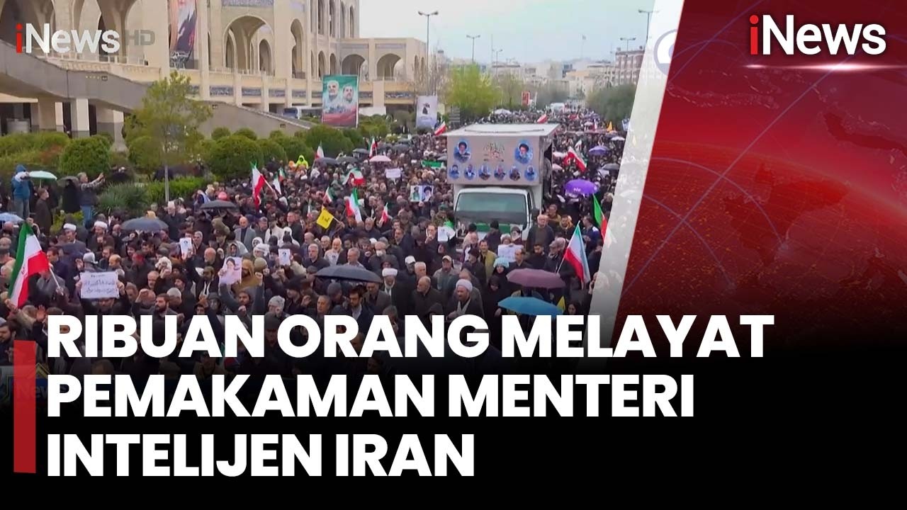 Ribuan Orang Melayat Pemakaman Menteri Intelijen Iran | iNews Pagi 21/3