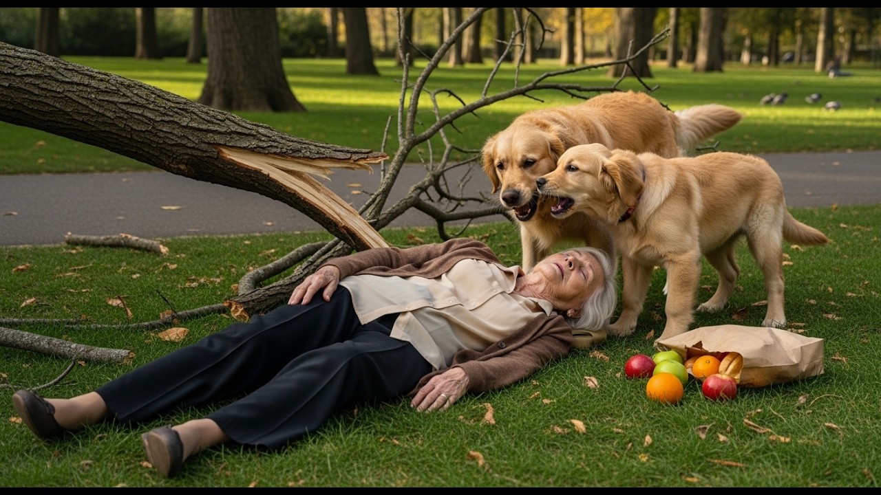 Un Perro Dorado No Se Fue — Una Tarde Tranquila en el Parque