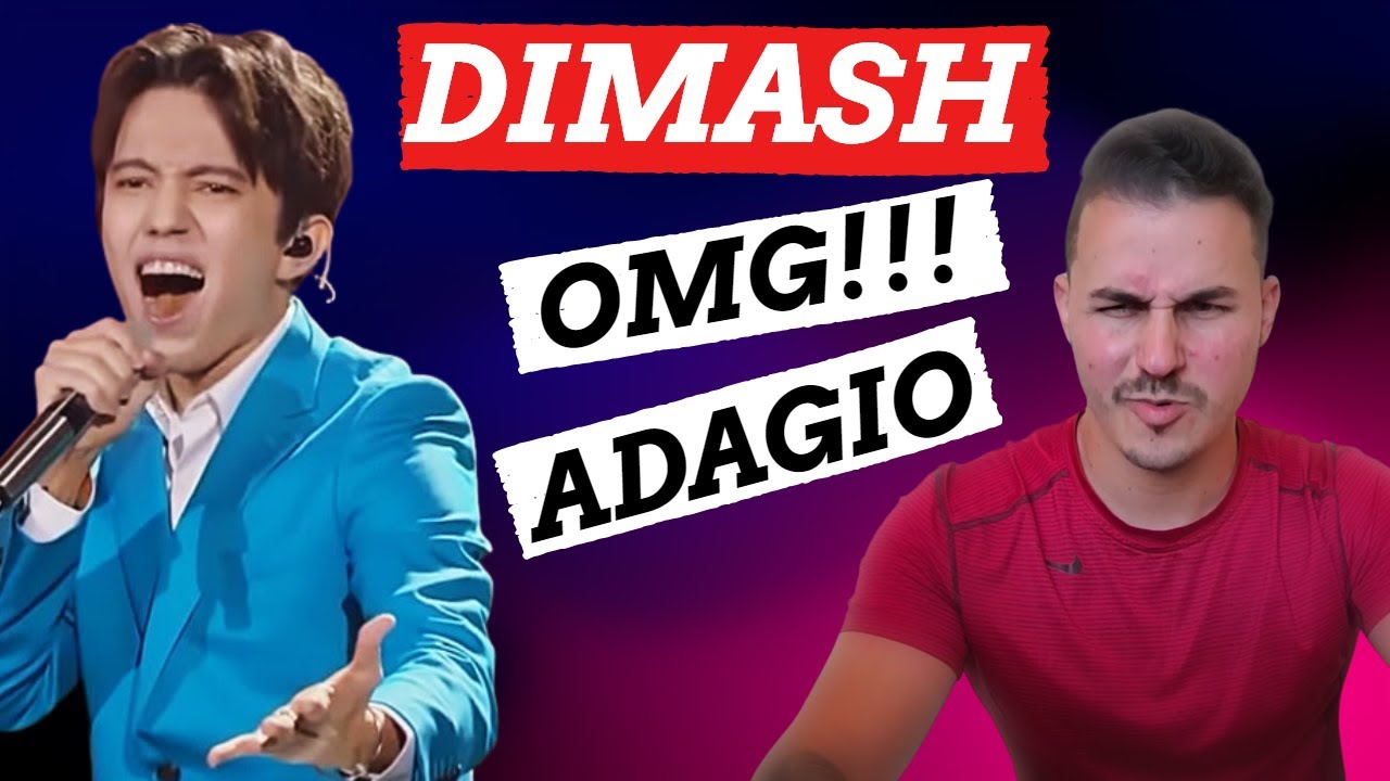 FIRST TIME REACTION | ADAGIO - DIMASH KUDAIBERGEN | ONE OF MY FAVORITE SO FAR!!