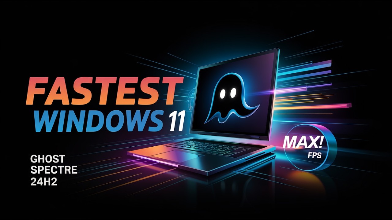 Ghost Spectre Windows 11 Superlite—The Ultimate Gaming OS for Max FPS on Ryzen 5! Radeon iGPU!