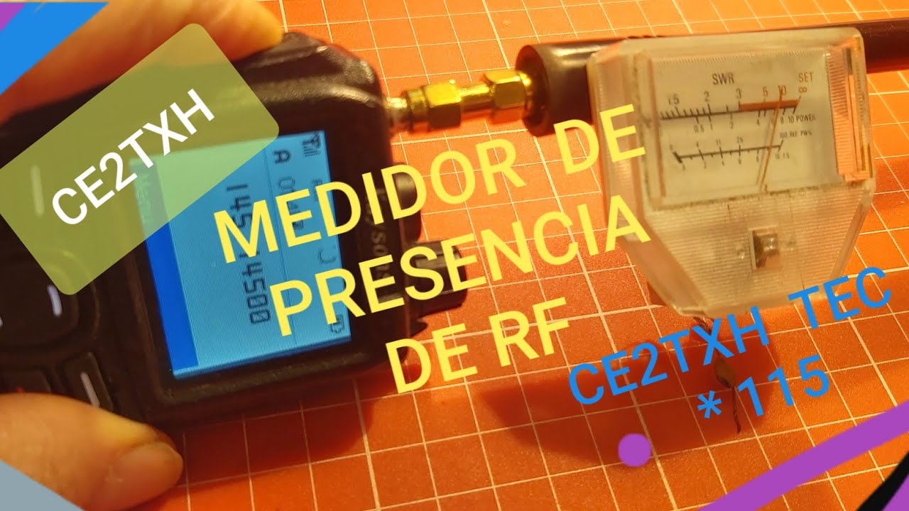 MEDIDOR DE PRESENCIA DE RF   CE2TXH TEC * 115
